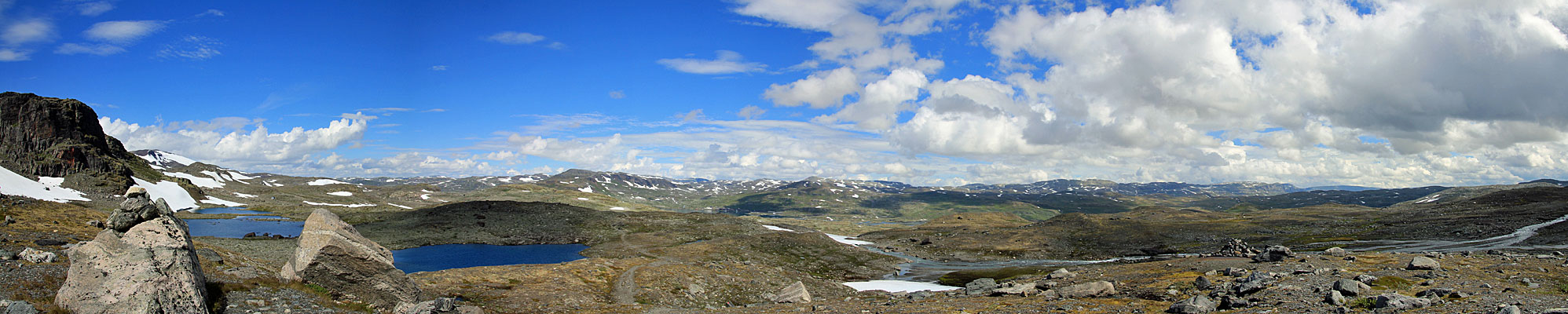 Blick nach Finse von Blåisen