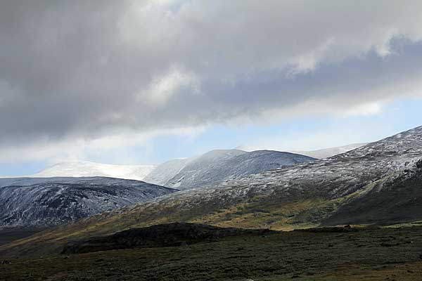 Neuschnee am Vierročohkka