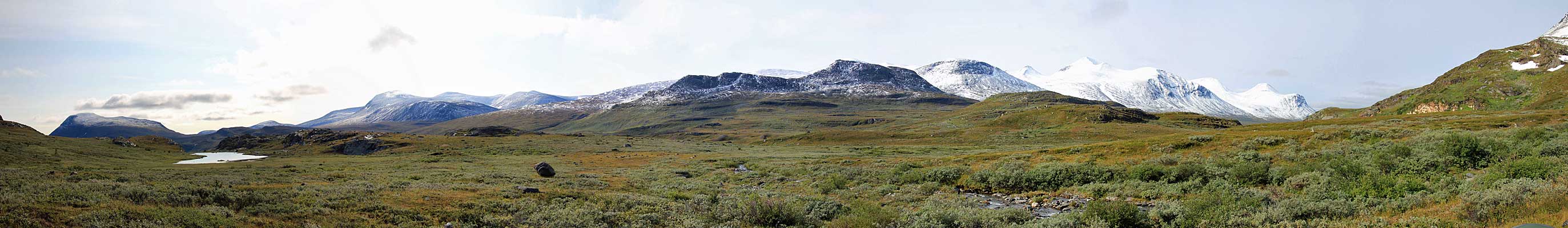Panorama Alisvággi vom Lulip Hoŋggánjira