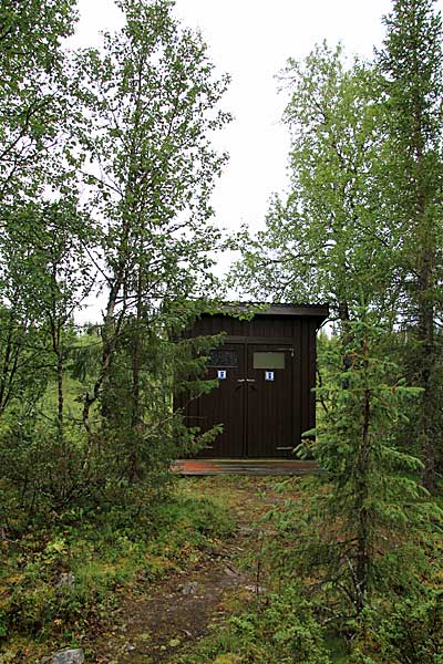 Plumpsklo am Njáhkájåhkå Rastplatz