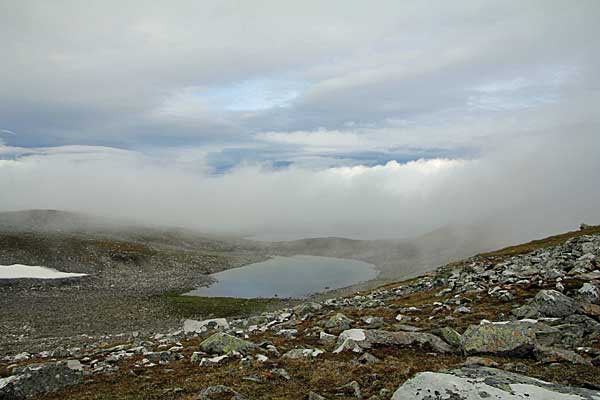 See am Loametjåhkkå auf 1240m