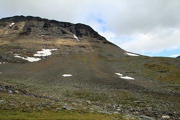 Erdrutsch am Niejdariehppe