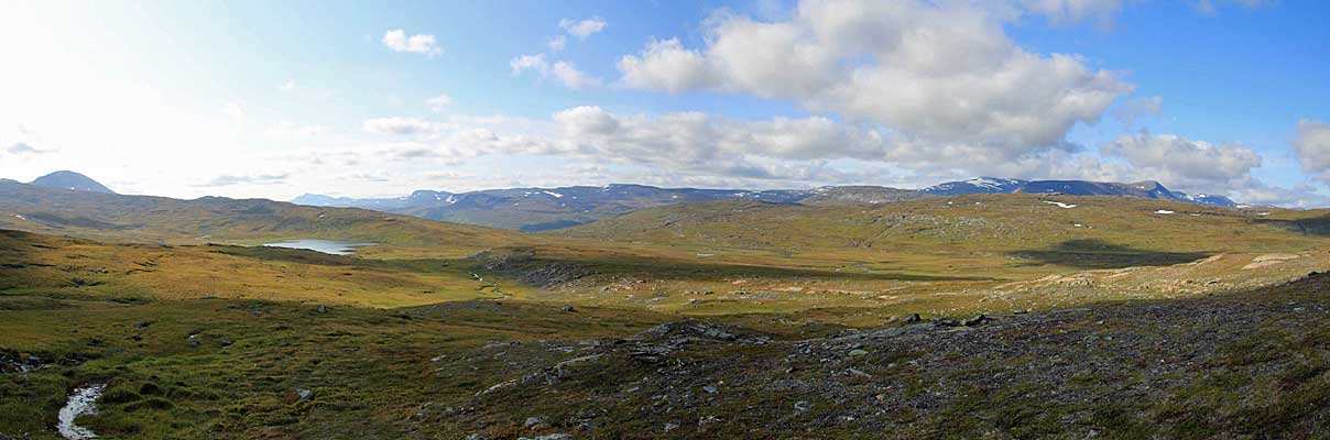 Blick zum Vássjájávrátja