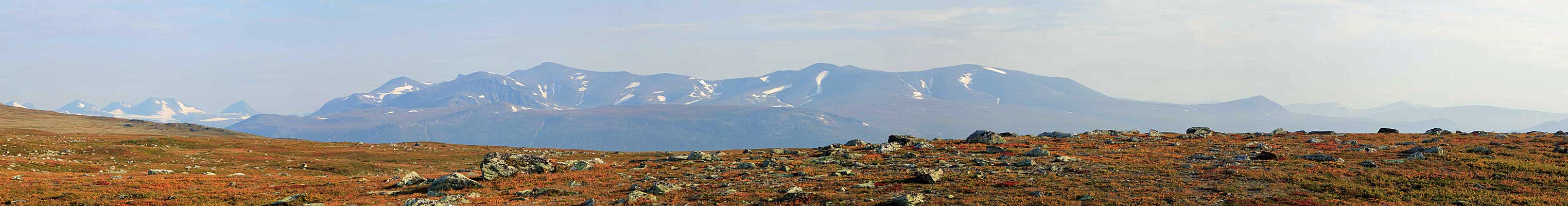 Blick zum Pårte-Massiv vom Vállevárre