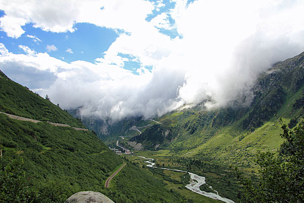 Blick nach Gletsch