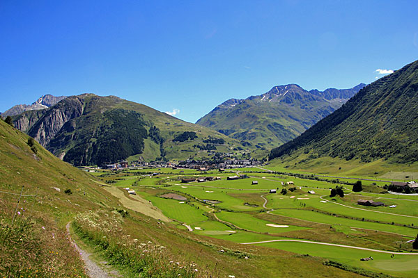 Golfplatz von Andermatt