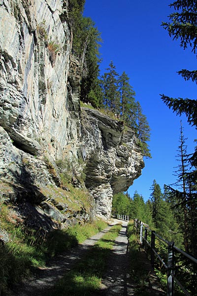 Fahrweg nach Plang Caltgera 