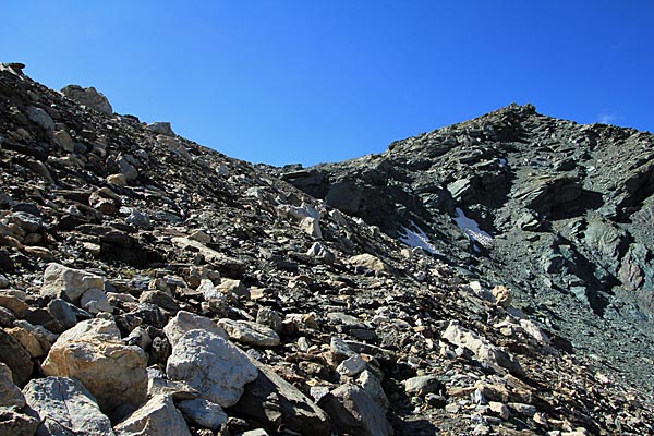 Durchs Geröll zur Fallerfurgga