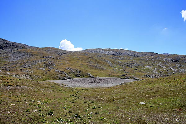 Trockener See am Stallerberg