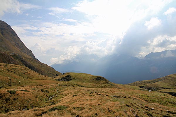 Blick zurück ins Misox-Tal