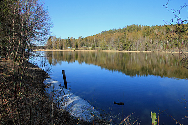 Letzter Schnee am Fjärdbotten