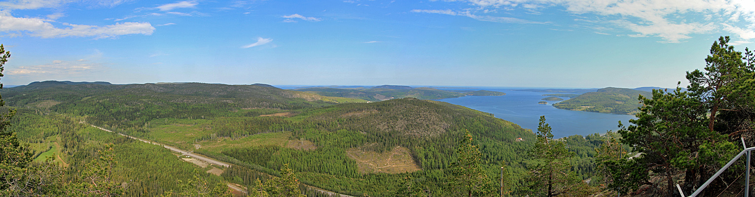 Blick nach Nordosten, Richtung Skuleskogen