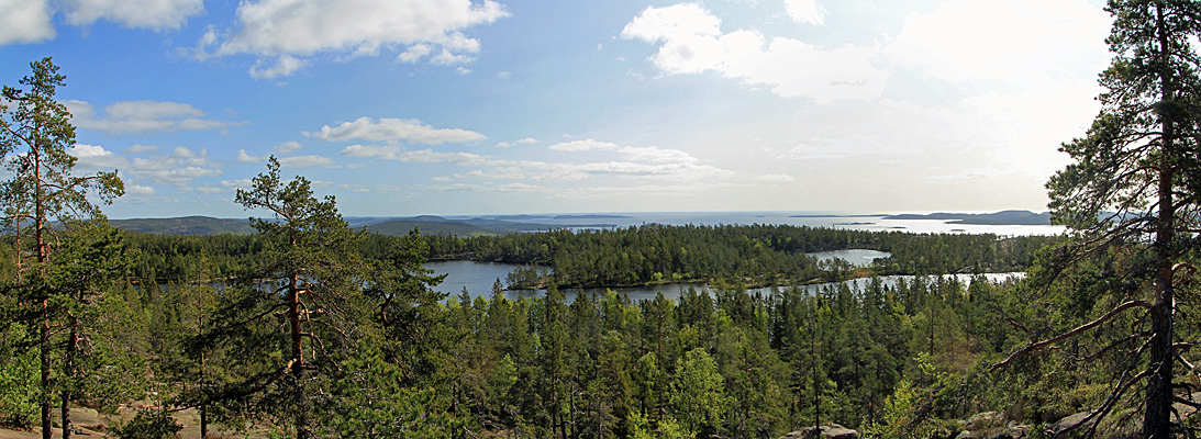 Ausblick über den Tärnättvattnen