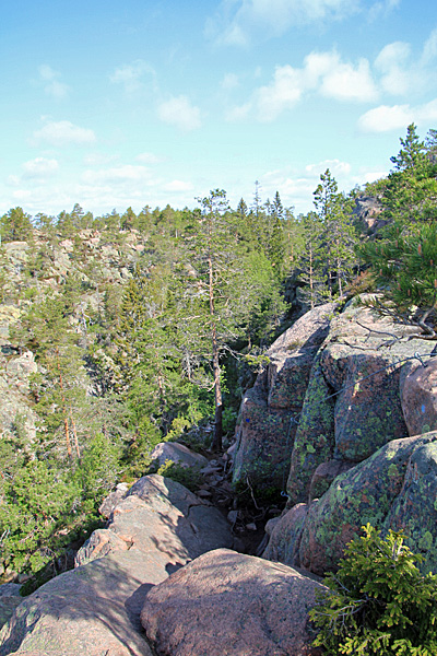 Aufstieg auf den Slåttdalsberget