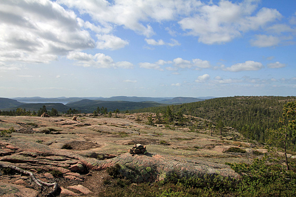 Abstieg vom Slåttdalsberget