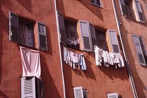 Fenster mit Wäsche