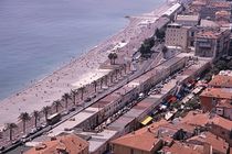 Blick über Altstadt und Baie des Anges