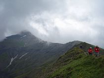 Abstieg auf dem Ärtelegrat