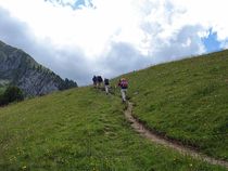 Aufstieg zur Alp Langermatte