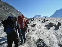 Auf dem Glacier d'Otemma