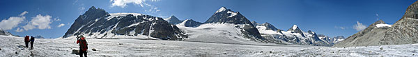 Auf dem Glacier d'Otemma (Otemmagletscher)