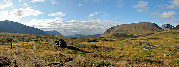 Morgens an der Sälka-Hütte