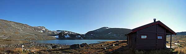 Blick von der Caihnavaggihütte zum Pass