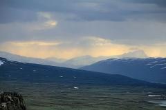 Blick zum Gasskatjåhkkå in Norwegen