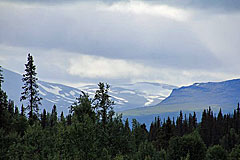 Blick zum Pårte-Massiv