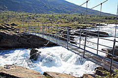 Brücke über den Kaitumjåkka