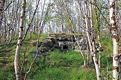 Bunker 557 bei Abisko aus dem 2ten Weltkrieg