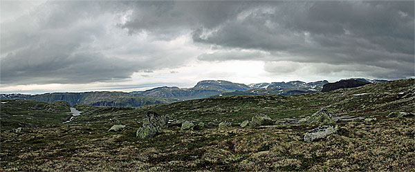 Blick zum Luranuten und Rembesdalskåka