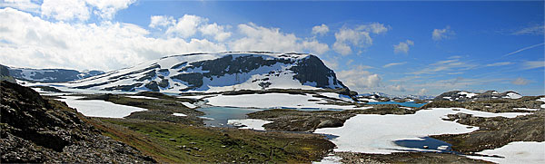 Nutavatnet und Hardangerjøkulen