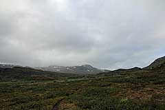 Regenwolken kommen aus Norwegen