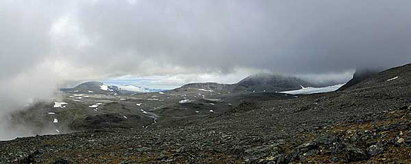 Blick zur Luohttoláhko-Ebene