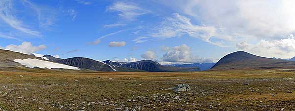 Nordseite der Luohttoláhko-Ebene