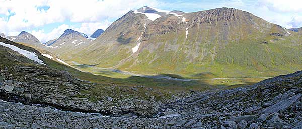 Sarvesvágge mit Rijddatjåhkkå