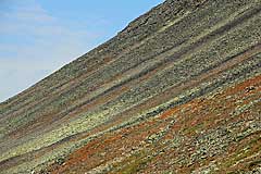 Bergflanke des Vallespiken