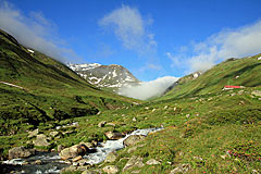 Blick vom Sidelenbach zum Furkapass