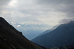 Blick zu den Lepontinischen Alpen