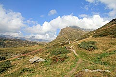 Bergwanderweg in Val Vignun