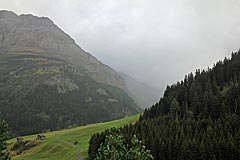 Regen im Val Curciusa