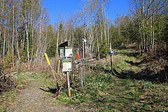 Abzweigung Fjärdbotten-Sennhütten