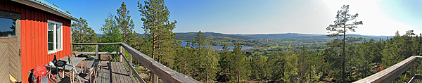 Ausblick von der Äskjastugan