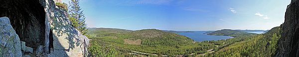 Ausblick vom der Skulegrottan