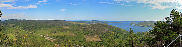 Blick nach Nordosten, Richtung Skuleskogen