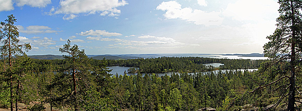 Ausblick über den Tärnättvattnen