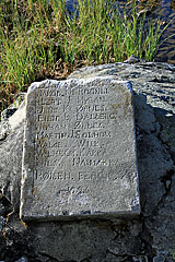 Gedenktafel der Erbauer des Grenzsteins