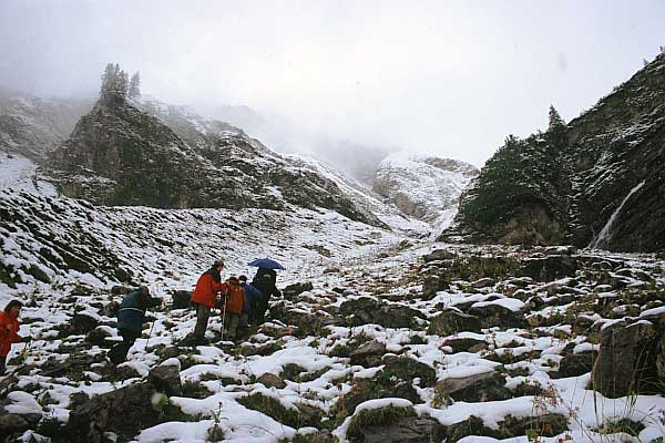 Aufstieg zur Memminger Hütte