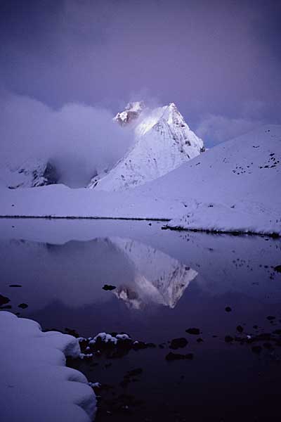 Morgenstimmung an der Memminger Hütte
